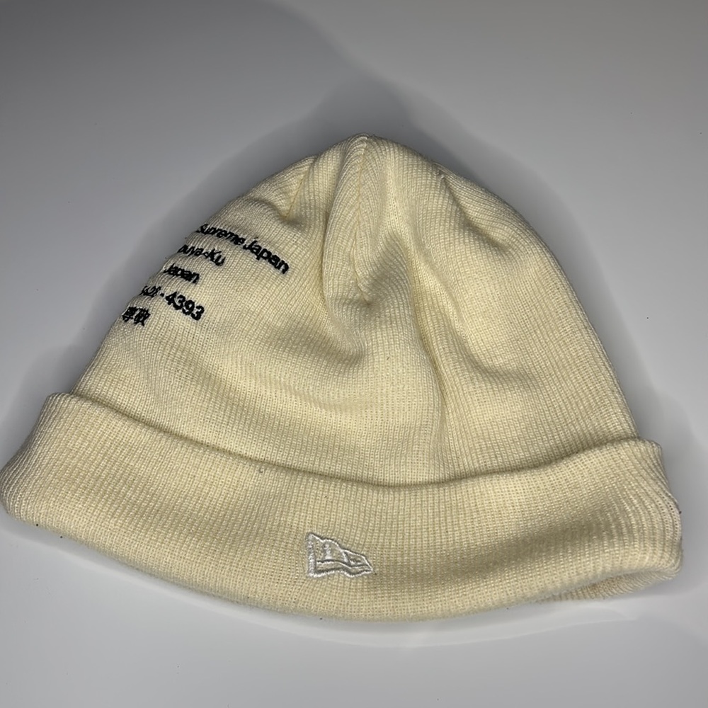 Supreme New Era HQ Beanie Natural - Picture 2 of 6
